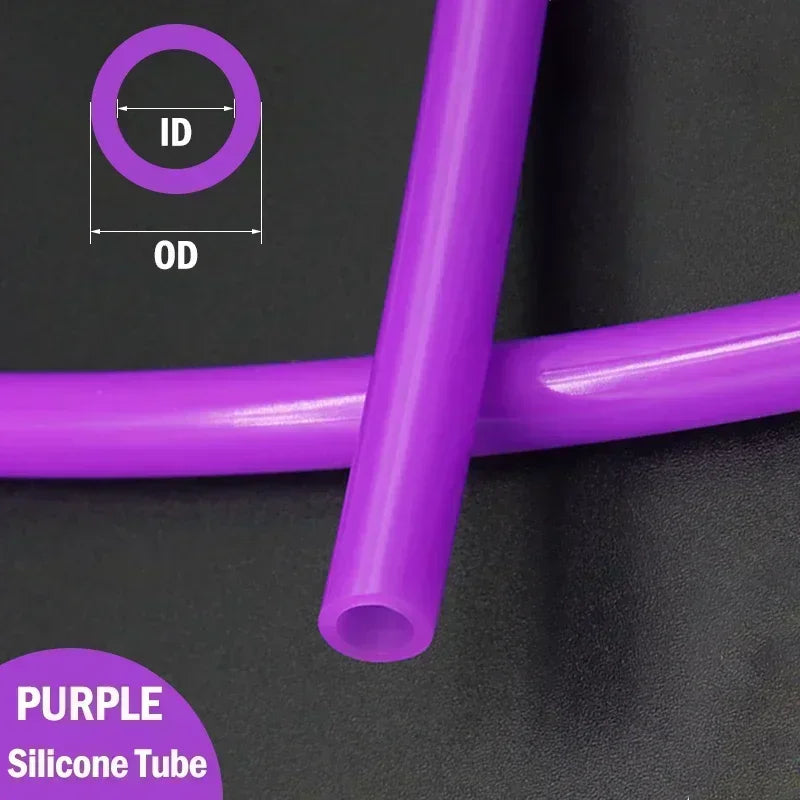 1m Colorful Silicone Tube ID 1 2 3 4 5 6 7 8 9 10 12 14 16 18 20 25mm Food Grade Tubing Flexible Drink Pipe Water Hose