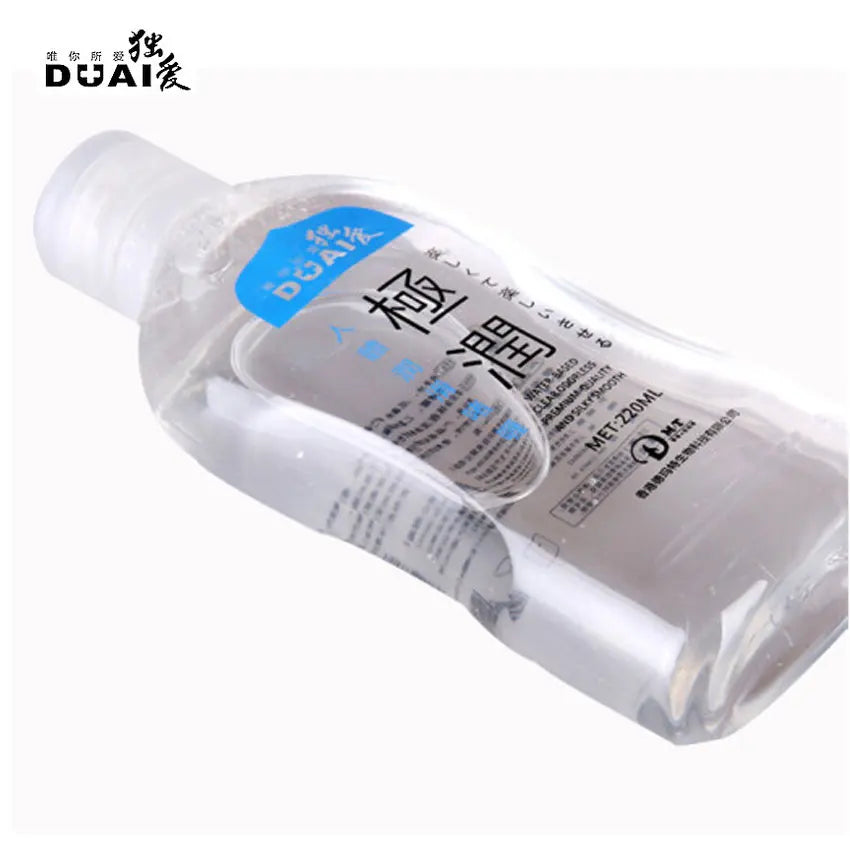 DUAI 220ML Water-soluble Lubrication Personal Lubricant Oil Anal Lubricant Male and Female Lubrication Adult Condom Sex Products