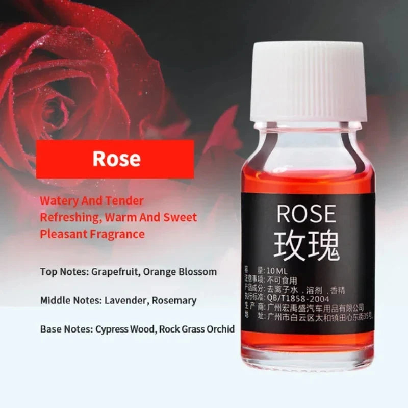 Car Perfume Refill Liquid Essential Oil Car Air Freshener Refill for Cars Vehicles Natural Plant Aroma Diffuser Auto Fragrance