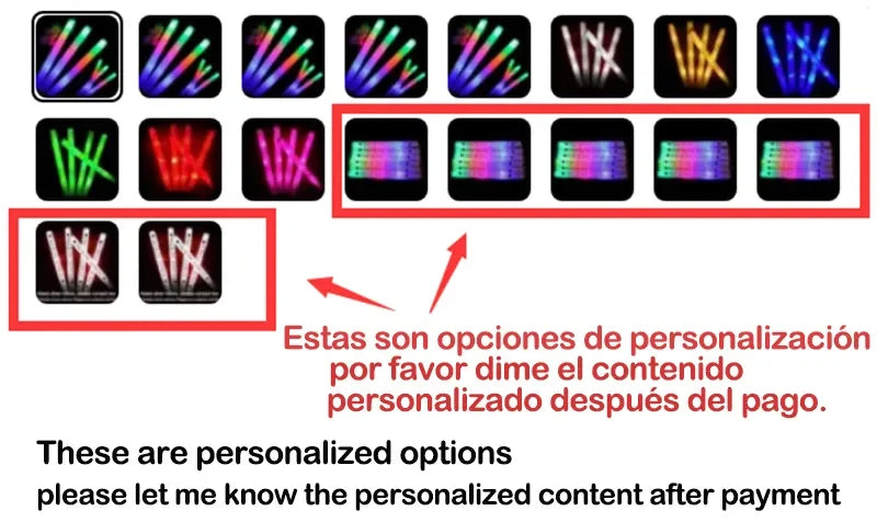 12/30/60Pcs LED Glow Sticks Bulk Colorful RGB Glow Foam Stick Cheer Tube Dark Light for Xmas Birthday Wedding Party Supplies