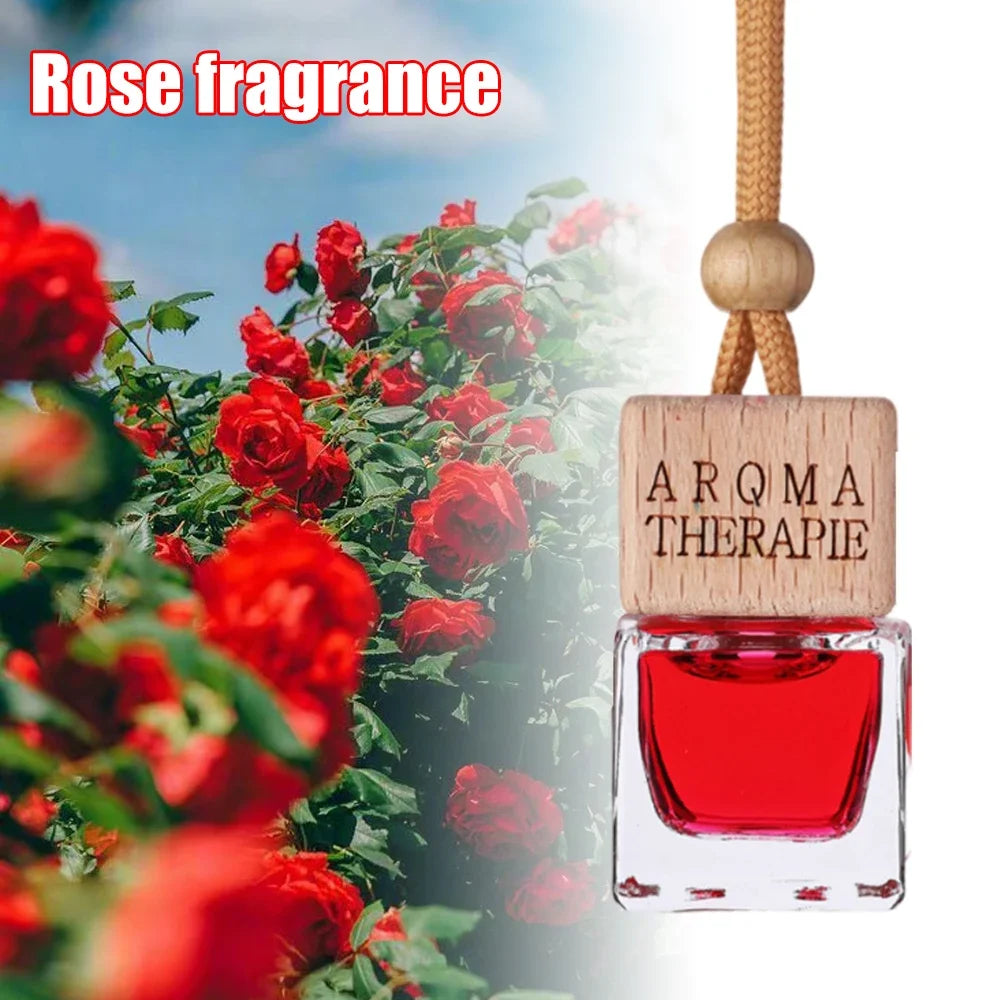 Creative Car Aromatherapy Pendant Long-lasting Fragrance Air Freshener Refillable Perfume Essential Oil Diffuser Auto Parts