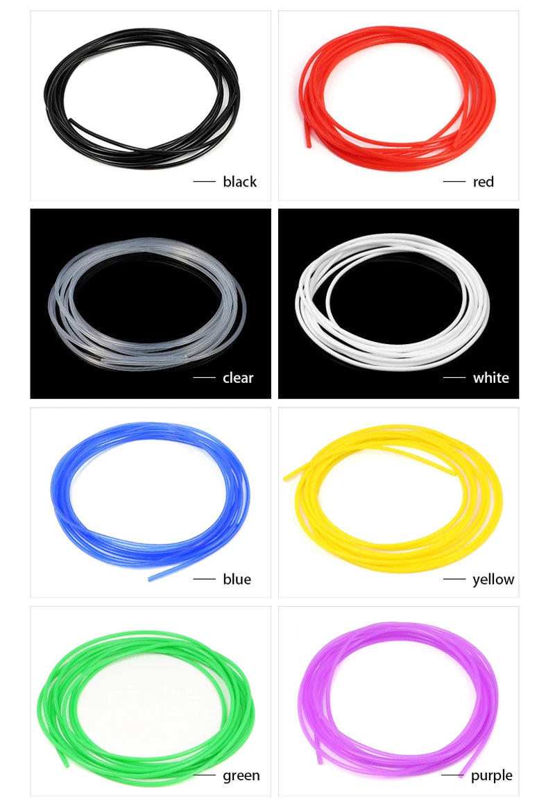 1m Colorful Silicone Tube ID 1 2 3 4 5 6 7 8 9 10 12 14 16 18 20 25mm Food Grade Tubing Flexible Drink Pipe Water Hose