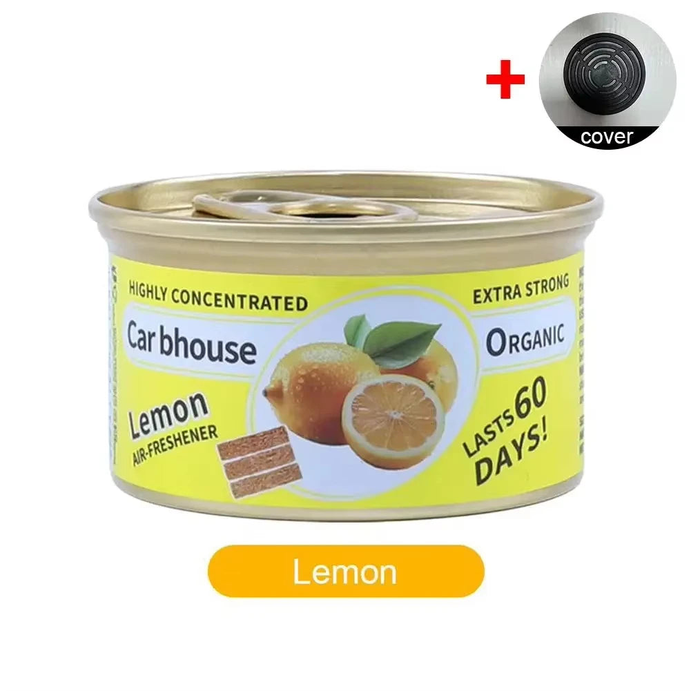 High-end car aroma diffuser, small wooden fragrance canister, car perfume, car perfume, car balm, car ornament