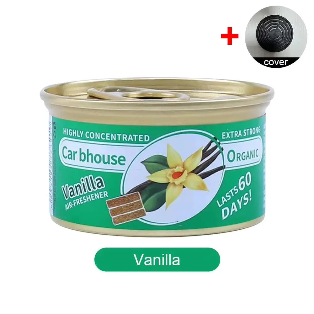 High-end car aroma diffuser, small wooden fragrance canister, car perfume, car perfume, car balm, car ornament