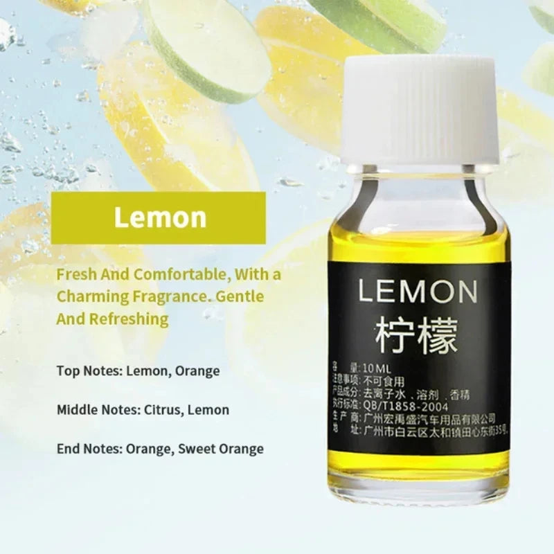 Car Perfume Refill Liquid Essential Oil Car Air Freshener Refill for Cars Vehicles Natural Plant Aroma Diffuser Auto Fragrance