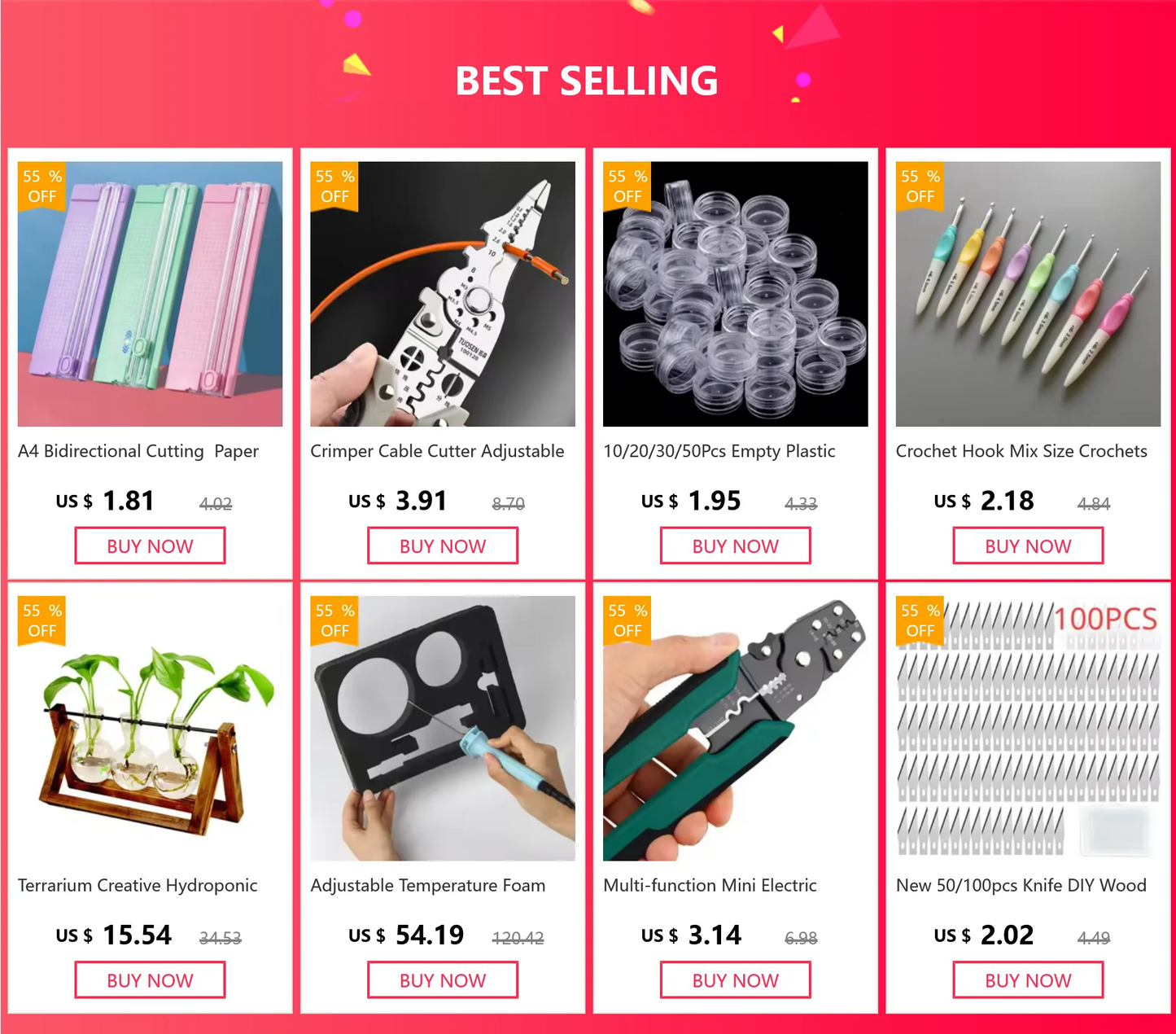 10/20/30/50Pcs Empty Plastic Bottle Jewelry Bead Refillable Bottles Small Round Cosmetic Container Storage Jars Portable Box