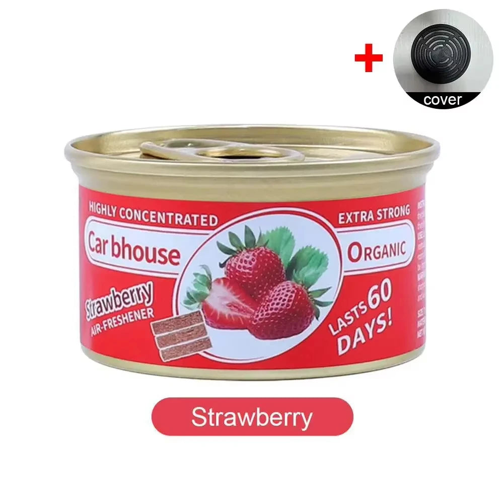 High-end car aroma diffuser, small wooden fragrance canister, car perfume, car perfume, car balm, car ornament