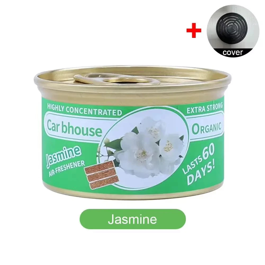 High-end car aroma diffuser, small wooden fragrance canister, car perfume, car perfume, car balm, car ornament