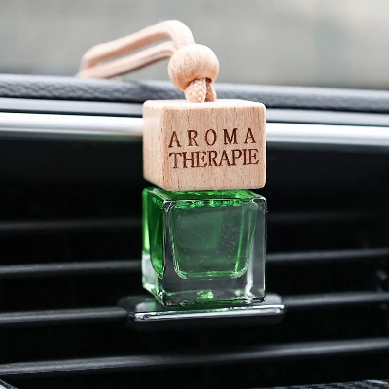 Creative Car Aromatherapy Pendant Long-lasting Fragrance Air Freshener Refillable Perfume Essential Oil Diffuser Auto Parts