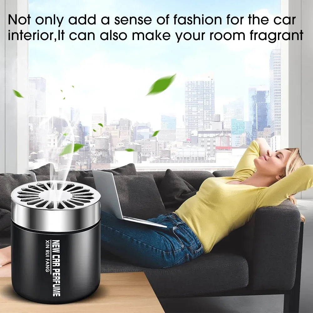 Car Solid Balm Perfume Air Fresherner Natural Plant Extract Car Long Lasting Perfume Diffuser New Car HCHO Leather Deodorizing