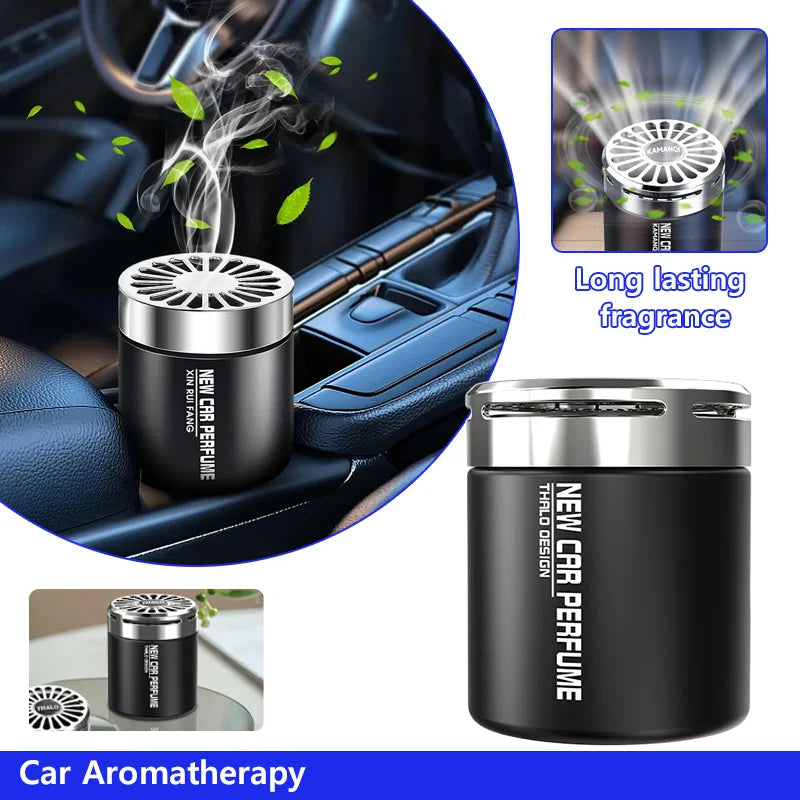 Car Solid Balm Perfume Air Fresherner Natural Plant Extract Car Long Lasting Perfume Diffuser New Car HCHO Leather Deodorizing