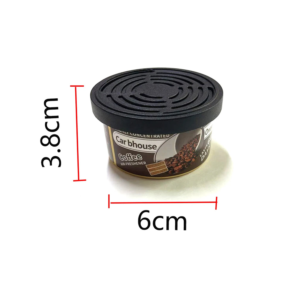 High-end car aroma diffuser, small wooden fragrance canister, car perfume, car perfume, car balm, car ornament