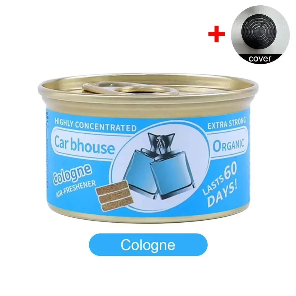 High-end car aroma diffuser, small wooden fragrance canister, car perfume, car perfume, car balm, car ornament