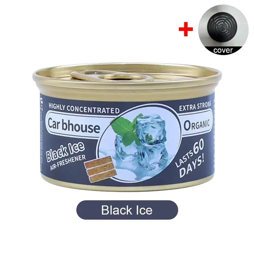 High-end car aroma diffuser, small wooden fragrance canister, car perfume, car perfume, car balm, car ornament