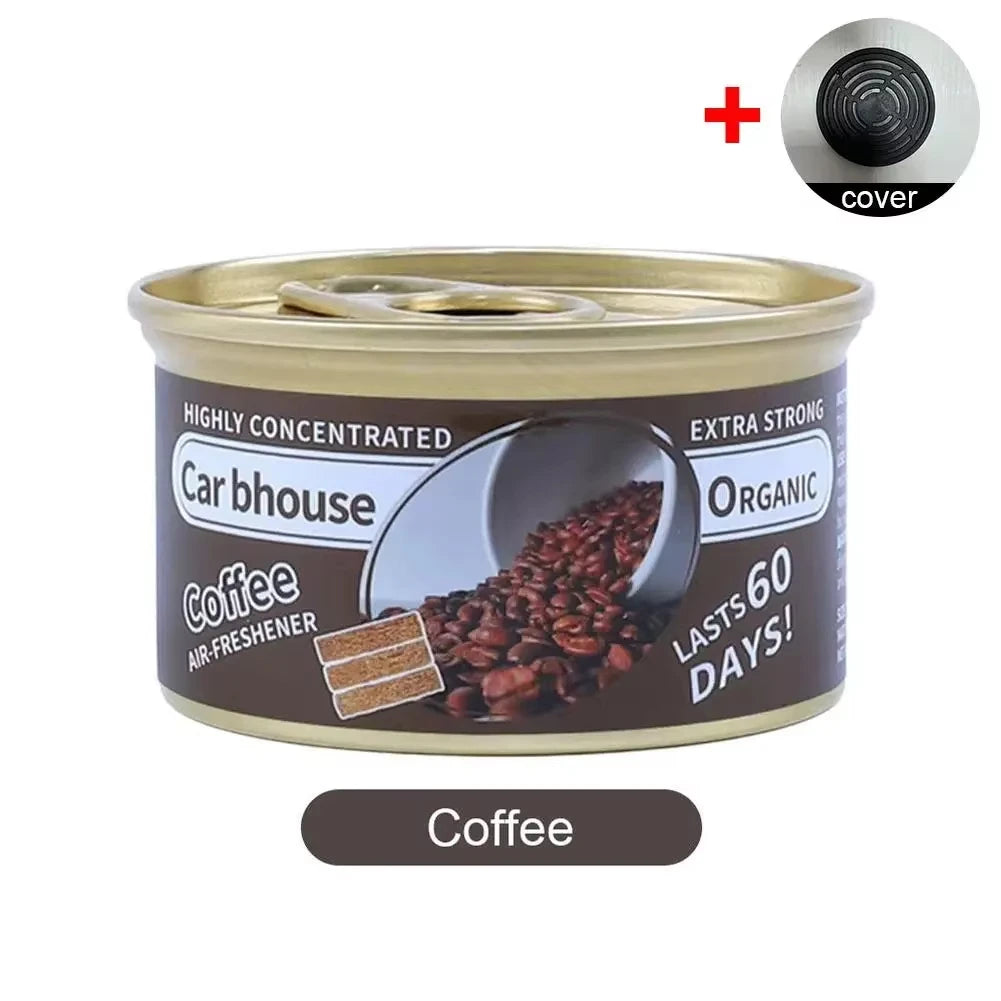 High-end car aroma diffuser, small wooden fragrance canister, car perfume, car perfume, car balm, car ornament