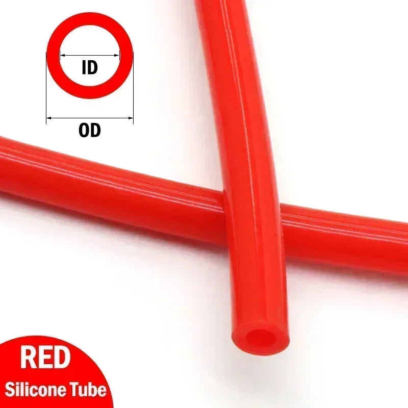 1m Colorful Silicone Tube ID 1 2 3 4 5 6 7 8 9 10 12 14 16 18 20 25mm Food Grade Tubing Flexible Drink Pipe Water Hose