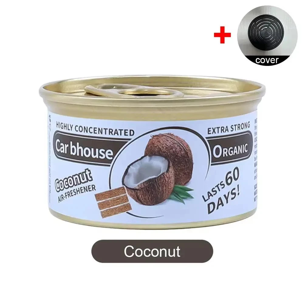 High-end car aroma diffuser, small wooden fragrance canister, car perfume, car perfume, car balm, car ornament