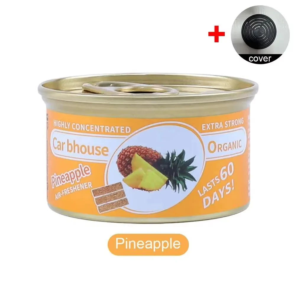 High-end car aroma diffuser, small wooden fragrance canister, car perfume, car perfume, car balm, car ornament