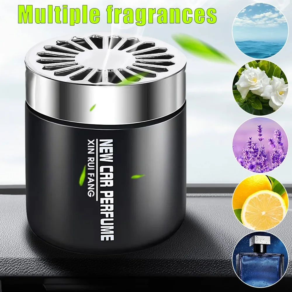 Car Solid Balm Perfume Air Fresherner Natural Plant Extract Car Long Lasting Perfume Diffuser New Car HCHO Leather Deodorizing