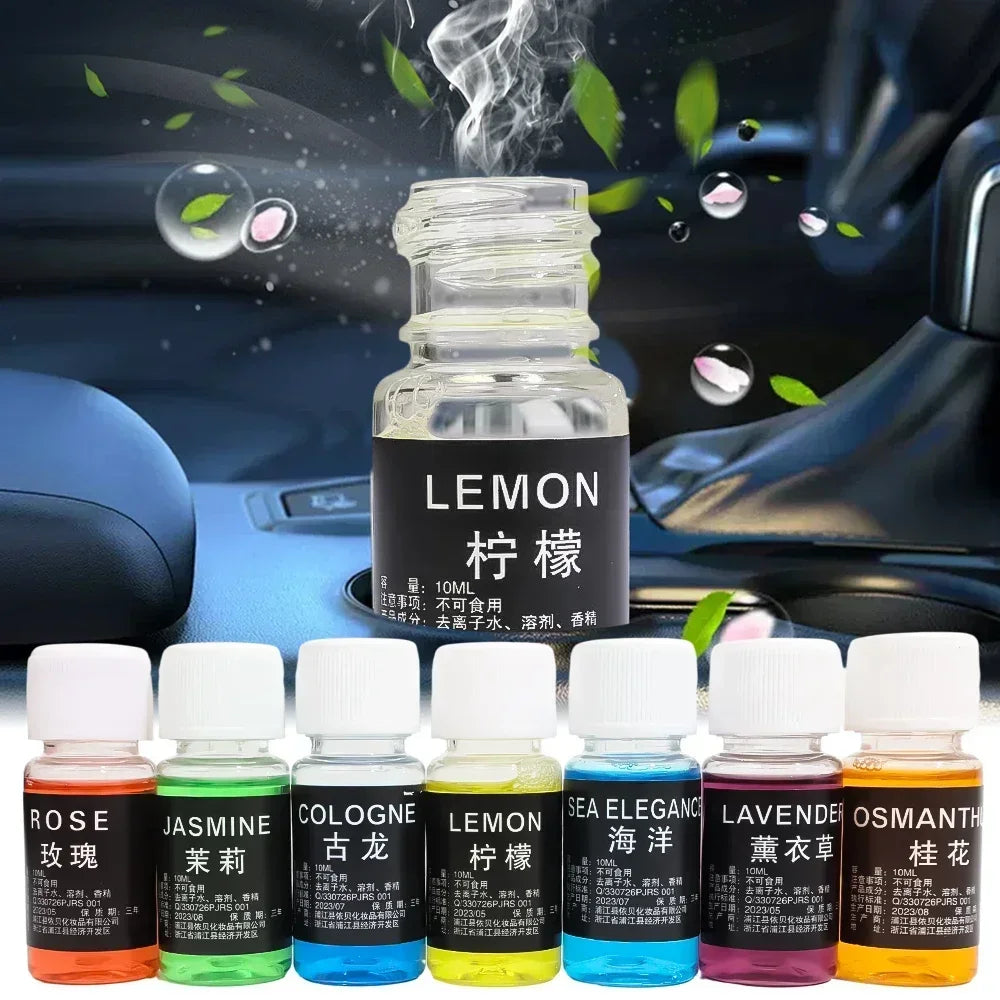 Car Perfume Supplement Liquid 70/30ml Pure Natural Plant Essential Oil Perfume Long-lasting Fragrance Car Interior Air Freshener